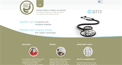 Desktop Screenshot of institutomedicourologico.com