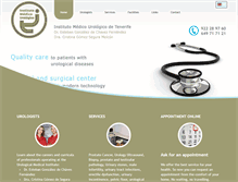 Tablet Screenshot of institutomedicourologico.com